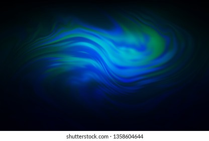Dark BLUE vector colorful blur background. Creative illustration in halftone style with gradient. New design for your business.