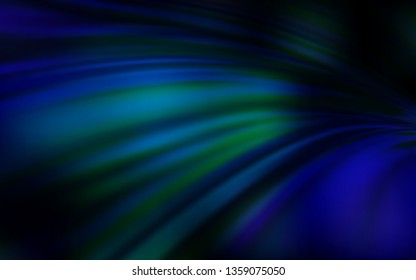 Dark BLUE vector colorful blur background. An elegant bright illustration with gradient. Blurred design for your web site.