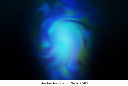 Dark BLUE vector colorful blur backdrop. New colored illustration in blur style with gradient. New way of your design.