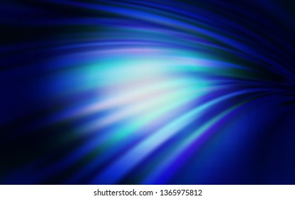 Dark BLUE vector colorful blur backdrop. An elegant bright illustration with gradient. Background for designs.