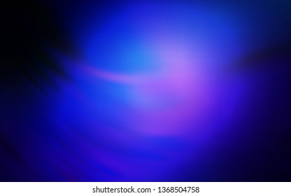Dark BLUE vector colorful blur background. New colored illustration in blur style with gradient. Background for designs.