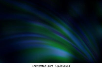 Dark BLUE vector colorful blur background. Colorful illustration in abstract style with gradient. New style for your business design.