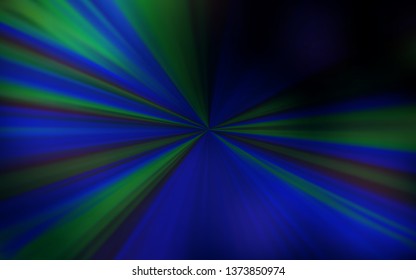 Dark BLUE vector colorful blur backdrop. Glitter abstract illustration with gradient design. Elegant background for a brand book.