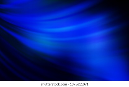 Dark BLUE vector colorful blur backdrop. An elegant bright illustration with gradient. New way of your design.