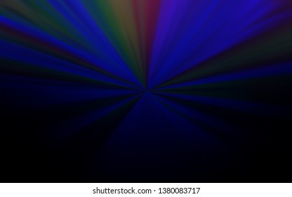 Dark BLUE vector colorful blur backdrop. Abstract colorful illustration with gradient. Completely new design for your business.