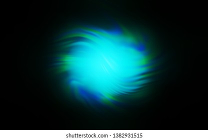 Dark BLUE vector colorful blur background. Glitter abstract illustration with gradient design. The best blurred design for your business.
