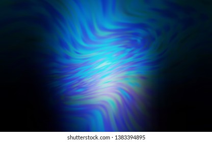Dark BLUE vector colorful blur background. Colorful abstract illustration with gradient. The best blurred design for your business.