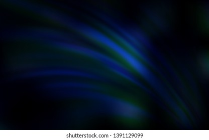 Dark BLUE vector colorful blur background. Creative illustration in halftone style with gradient. Background for a cell phone.
