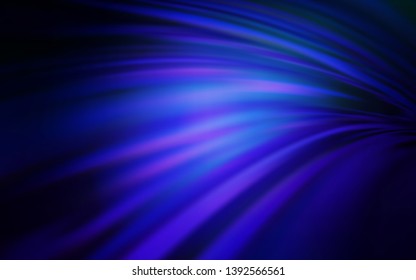 Dark BLUE vector colorful blur backdrop. Colorful abstract illustration with gradient. Elegant background for a brand book.
