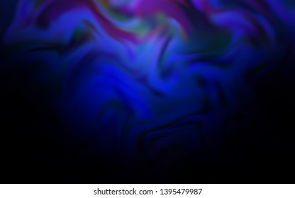 Dark BLUE vector colorful blur background. Shining colored illustration in smart style. New design for your business.