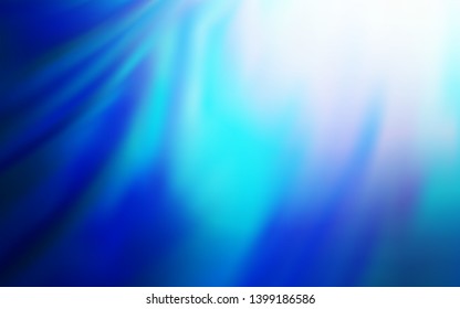 Dark BLUE vector colorful blur backdrop. Creative illustration in halftone style with gradient. Smart design for your work.