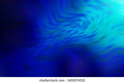 Dark BLUE vector colorful blur backdrop. A completely new colored illustration in blur style. Blurred design for your web site.