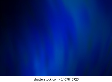 Dark BLUE vector colorful blur background. Colorful illustration in abstract style with gradient. New way of your design.