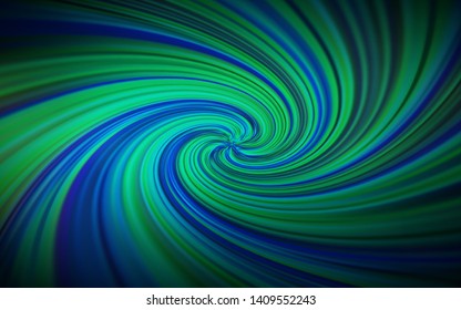 Dark BLUE vector colorful blur backdrop. Modern abstract illustration with gradient. New way of your design.