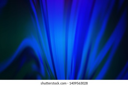 Dark BLUE vector colorful blur backdrop. Shining colored illustration in smart style. New style design for your brand book.