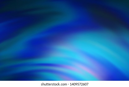 Dark BLUE vector colorful blur backdrop. Shining colored illustration in smart style. Elegant background for a brand book.