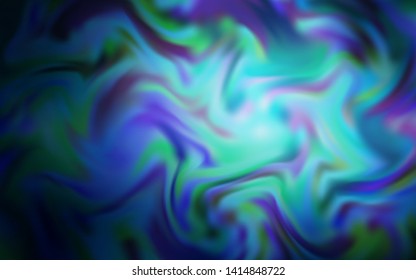 Dark BLUE vector colorful blur background. A completely new colored illustration in blur style. New style for your business design.