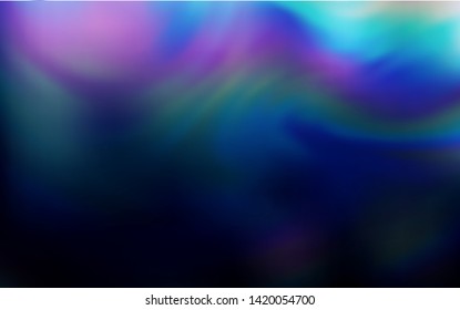 Dark BLUE vector colorful blur background. A completely new colored illustration in blur style. New design for your business.