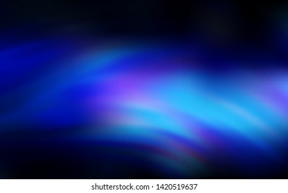 Dark BLUE vector colorful blur background. Colorful abstract illustration with gradient. New style for your business design.
