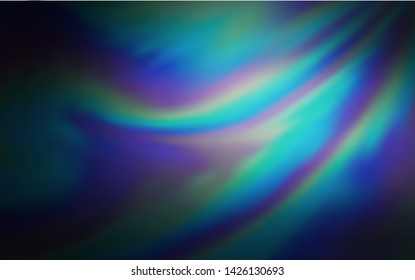 Dark BLUE vector colorful blur background. New colored illustration in blur style with gradient. New style design for your brand book.