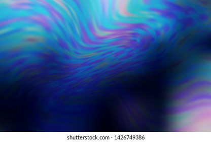 Dark BLUE vector colorful blur backdrop. Modern abstract illustration with gradient. New design for your business.