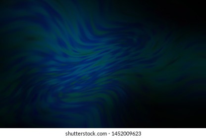 Dark BLUE vector colorful blur background. Creative illustration in halftone style with gradient. New way of your design.
