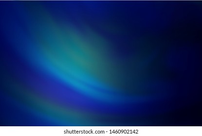 Dark BLUE vector colorful blur backdrop. Abstract colorful illustration with gradient. Completely new design for your business.