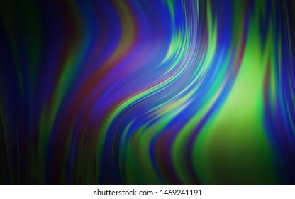Dark BLUE vector colorful blur background. Abstract colorful illustration with gradient. Background for designs.