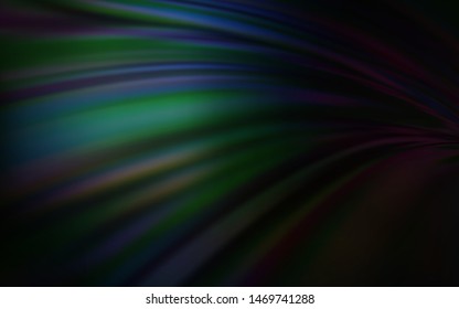 Dark BLUE vector colorful blur backdrop. New colored illustration in blur style with gradient. The best blurred design for your business.