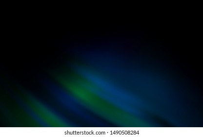 Dark BLUE vector colorful blur backdrop. Colorful illustration in abstract style with gradient. The best blurred design for your business.