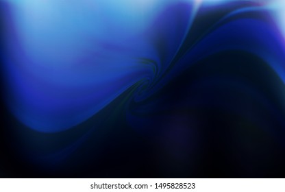 Dark BLUE vector colorful blur background. An elegant bright illustration with gradient. Smart design for your work.