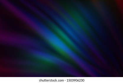 Dark BLUE vector colorful blur background. A completely new colored illustration in blur style. Background for a cell phone.