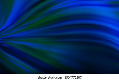 Dark BLUE vector colorful blur background. Glitter abstract illustration with gradient design. Blurred design for your web site.