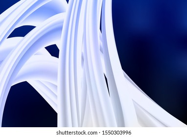 Dark BLUE vector colorful blur backdrop. A completely new colored illustration in blur style. New design for your business.