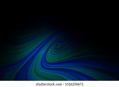 Dark BLUE vector colorful blur background. Abstract colorful illustration with gradient. Smart design for your work.