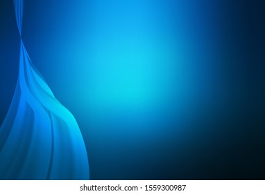 Dark BLUE vector colorful blur background. Creative illustration in halftone style with gradient. Background for a cell phone.