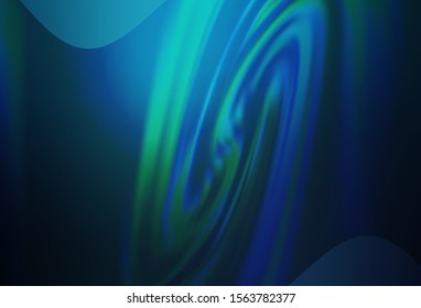 Dark BLUE vector colorful blur background. Modern abstract illustration with gradient. Smart design for your work.