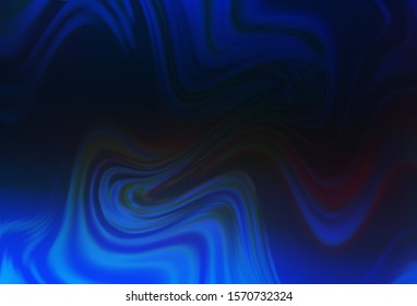 Dark BLUE vector colorful blur backdrop. Colorful illustration in abstract style with gradient. New design for your business.