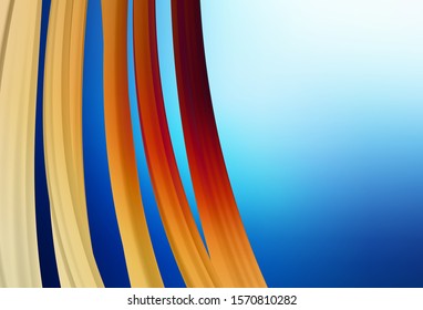 Dark BLUE vector colorful blur background. Colorful abstract illustration with gradient. Blurred design for your web site.