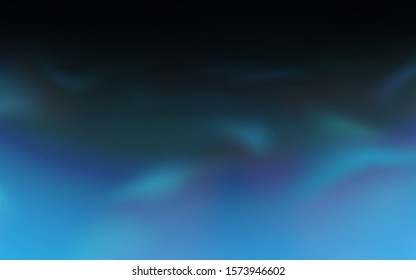 Dark BLUE vector colorful blur background. Colorful abstract illustration with gradient. Completely new design for your business.