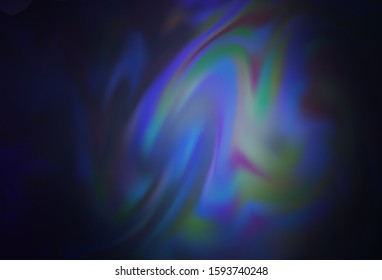 Dark BLUE vector colorful blur backdrop. Glitter abstract illustration with gradient design. Elegant background for a brand book.