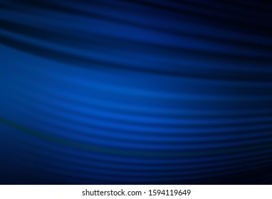 Dark BLUE vector colorful blur backdrop. Creative illustration in halftone style with gradient. New style design for your brand book.