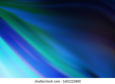 Dark BLUE vector colorful blur background. Shining colored illustration in smart style. Background for designs.
