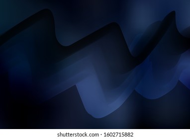 Dark BLUE vector colorful blur background. Modern abstract illustration with gradient. New style design for your brand book.