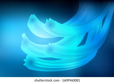 Dark BLUE vector colorful blur background. Glitter abstract illustration with gradient design. Blurred design for your web site.