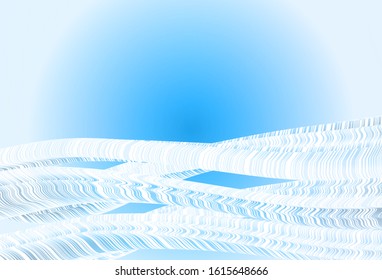 Dark BLUE vector colorful blur backdrop. An elegant bright illustration with gradient. Background for designs.