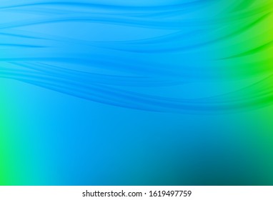 Dark BLUE vector colorful blur background. Colorful abstract illustration with gradient. Background for designs.