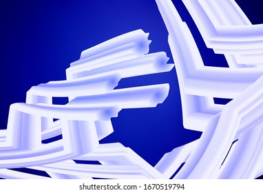 Fondo de fondo negro vectorial azul oscuro. Una ilustración de color completamente nueva en un estilo borroso. El mejor diseño borroso para su negocio.