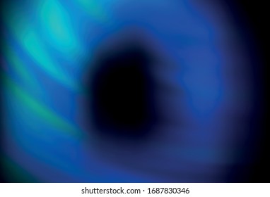 Fondo de fondo negro vectorial azul oscuro. Brillante ilustración colorida de estilo elegante. Diseño borroso para su sitio web.