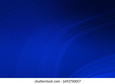 Dark BLUE vector colorful blur background. Modern abstract illustration with gradient. Elegant background for a brand book.